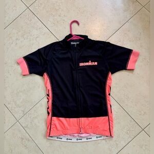 Zoot Black and Pink Ironman Cycling Jersey